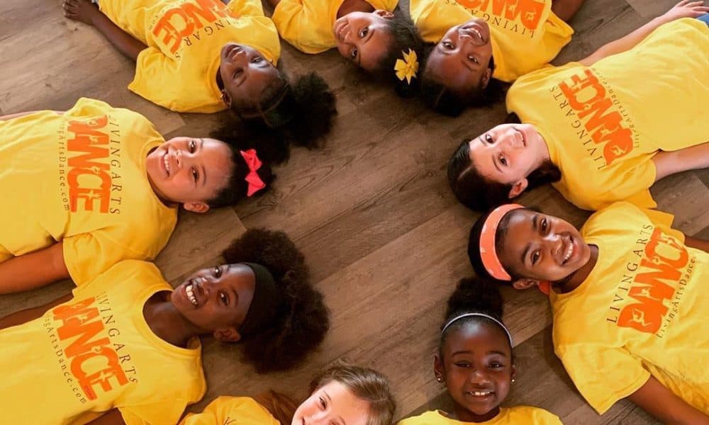 Kids dance lessons philadelphia - The Living Arts Dance crew posing for a picture